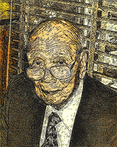 Digital art portrait of Thomas Ng